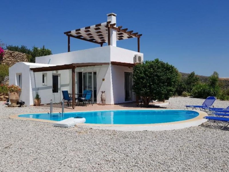 Agia Galini Ferienhaus mit eigenem Pool 100qm Wfl. Meerblick - Agia Galini Kreta - Haus kaufen